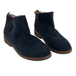 Love Glynn Blue Suede Ankle Boots Size 5 Girl’s